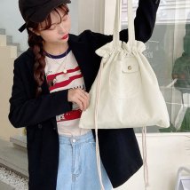 miniministore/キャンバス 巾着バッグ韓国 トートバッグ/504685050