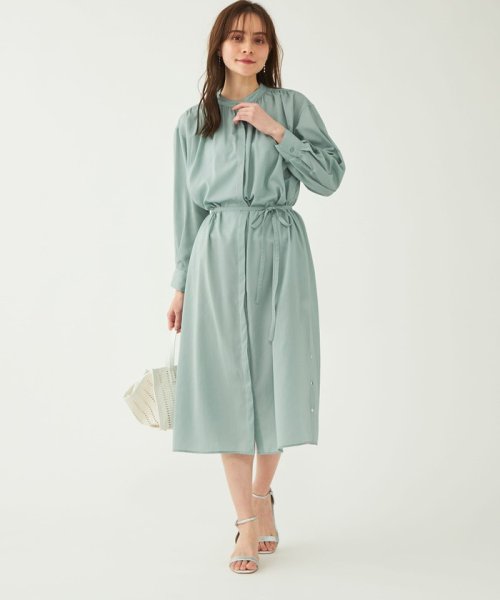 セール グリーンレーベルリラクシング Green Label Relaxing Very Green Label Relaxing オールウェザー ギャザー ワンピース 撥水 Magaseek