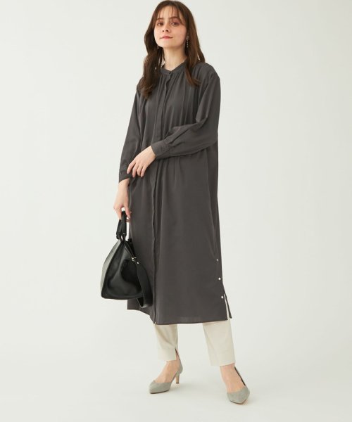 セール グリーンレーベルリラクシング Green Label Relaxing Very Green Label Relaxing オールウェザー ギャザー ワンピース 撥水 Magaseek