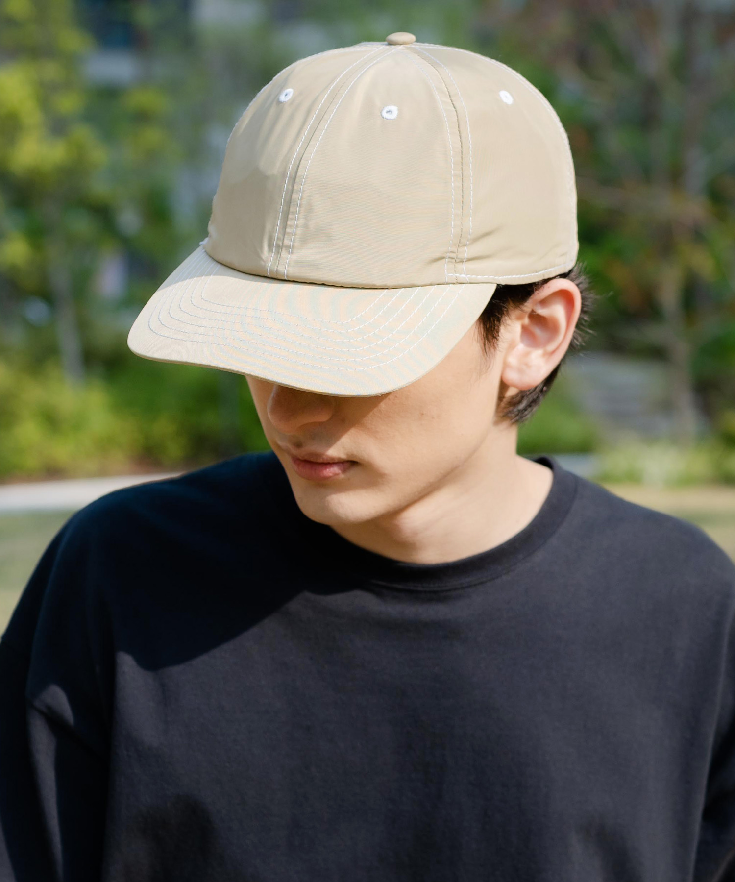 NEWHATTAN ニューハッタン ホワイトステッチ入り ポリエステル バケットハット ブラック L/XLサイズ 100% POLYESTER WHITE STITCHING NEWHATTAN ニューハッタン ホワイトステッチ入り ポリエステル バケットハット ブラック L/XLサイズ 100% POLYESTER WHITE STITCHING