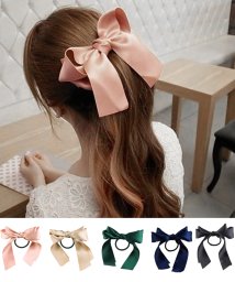 セール リボンヘアゴム ヘアアクセ ダブル 清楚 ガーリー エレガント かわいい パーティー 大人 ショッピングゴー Shoppinggo Magaseek