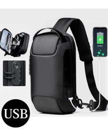 DEVICE/■多機能メッセンジャーバッグ■ USBポート 充電 スマホ充電 ダイヤルロック メンズ 通勤 出張 旅行 通学 ボディバッグ【DEVICE +】/504686947