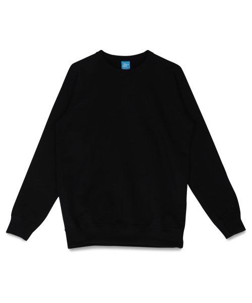 Good On(Good On)/Good On グッドオン トレーナー スウェット メンズ RAGLAN SWEAT CREW ブラック ホワイト グレー ベージュ 黒 白 GOBW101/ブラック