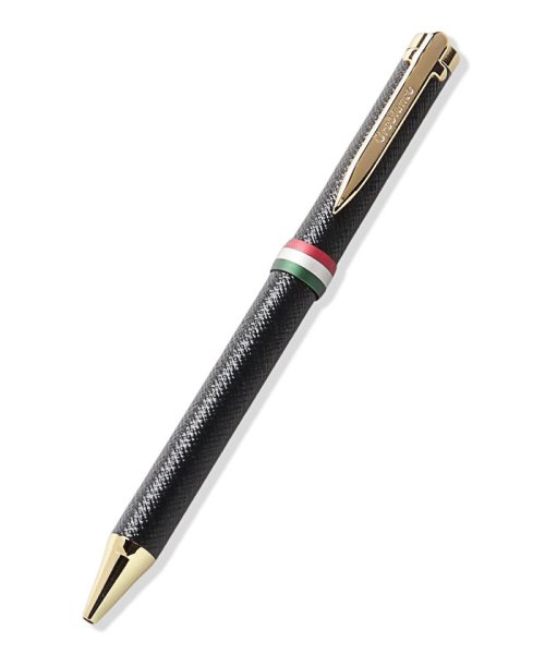 Orobianco(Pen)(オロビアンコ（ボールペン・タイピン・カフス）)/ラスクリベリア　ロトロ（革巻きペン）/BLACK