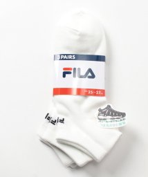 FILA socks Mens(フィラ　ソックス　メンズ)/ベーシック ロゴ刺繍 スニーカーソックス3足組 メンズ/その他1