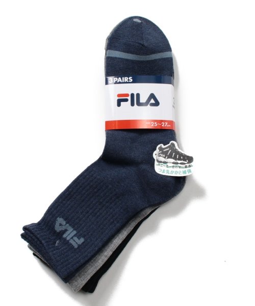 FILA socks Mens(フィラ　ソックス　メンズ)/<3足セット＞メンズ ソックス/その他3