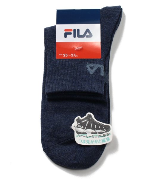 FILA socks Mens(フィラ　ソックス　メンズ)/メンズ ソックス/ネイビー