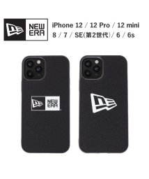 NEW ERA(ニューエラ)/ニューエラ NEW ERA ケース スマホケース iphone 12 12 Pro mini SE 8 7 6 6s 携帯 アイフォン メンズ レディース HY/ブラック/ボックスロゴ