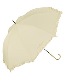 Wpc．(Wpc．)/【Wpc.公式】雨傘 フェミニンフリル  58cm 継続はっ水 晴雨兼用 レディース 長傘/ベージュ