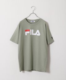 ZIP FIVE/高密度生地センターロゴ半袖Tシャツ/504688993