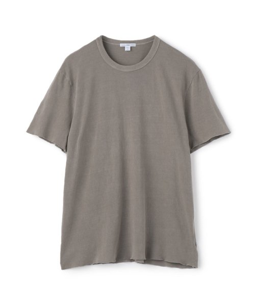 JAMES PERSE(JAMES PERSE)/ブラッシュドコットンジャージー クルーネックTシャツ MRBJ3479/45キャメル