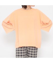 Spiritoso(スピリトーゾ)/Complicated刺繍 ラグランTシャツ/オレンジ