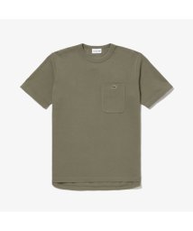 LACOSTE Mens(ラコステ　メンズ)/鹿の子地ポケットTシャツ/モスグリーン