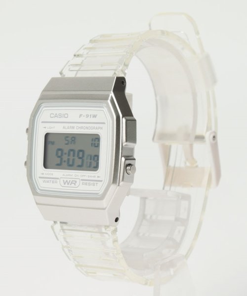 Watch　collection(ウォッチコレクション)/【CASIO】スタンダードデジタル　クリアモデル/ホワイト