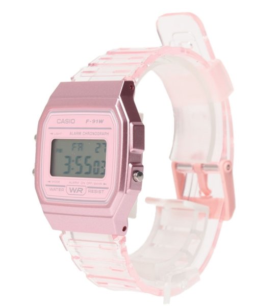 Watch　collection(ウォッチコレクション)/【CASIO】スタンダードデジタル　クリアモデル/ピンク