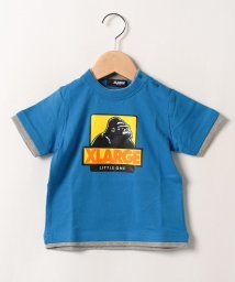 XLARGE KIDS(エクストララージ　キッズ)/配色ボックスOGゴリラ半袖Tシャツ/ライトブルー