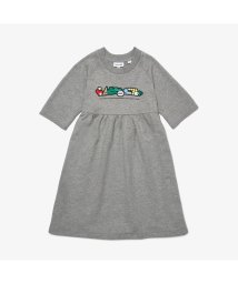 LACOSTE KIDS(ラコステ　キッズ)/ラコステロゴグラフィックTシャツドレス/ヘザ－グレー