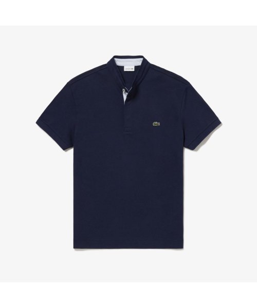 LACOSTE Mens(ラコステ　メンズ)/スタンドカラーポロシャツ/ネイビー