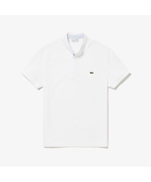 LACOSTE Mens(ラコステ　メンズ)/スタンドカラーポロシャツ/ホワイト