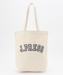 J.PRESS MENS(J．プレス　メンズ)/アーチロゴトートバッグ/ホワイト系