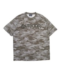 GRAND-BACK(グランバック)/【大きいサイズ】アウトドアプロダクツ/OUTDOOR PRODUCTS 綿天竺 クルーネック半袖Tシャツ/ブラック