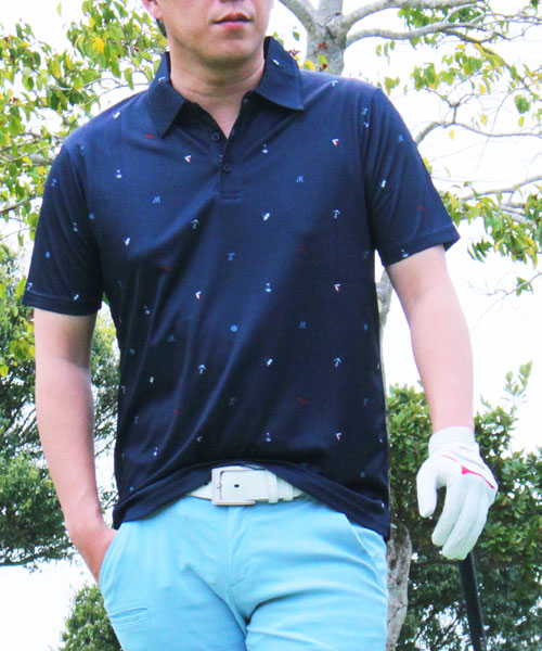 ポロシャツ ゴルフ メンズ ゴルフウェア 速乾ドライメッシュ