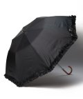 LANVIN en Bleu(umbrella)/晴雨兼用折りたたみ日傘　”ドビーフリル”/504490359