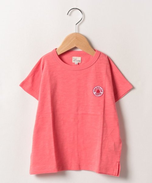 coen(coen)/【coen/コーエン】DRINK カラーTシャツ/PINK