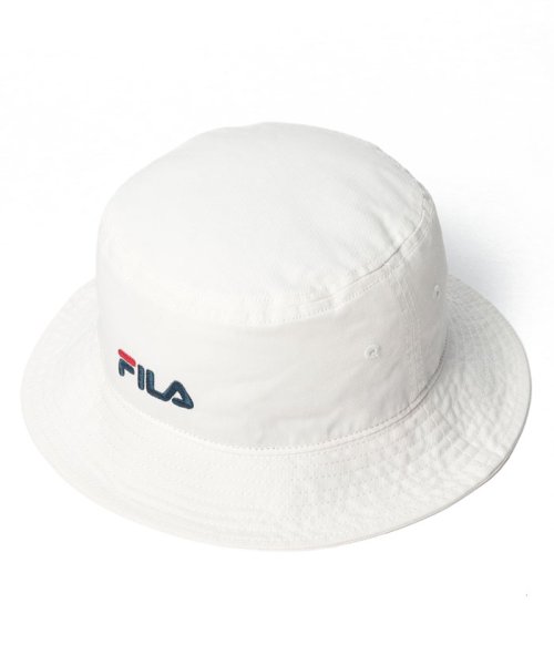 FILA（Hat）(フィラ（ボウシ）)/FLS OC.TWILL BUCKET/ホワイト