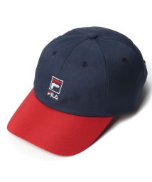 FILA（Hat）(フィラ（ボウシ）)/FLH PE TWILL 6P CAP/ネイビー