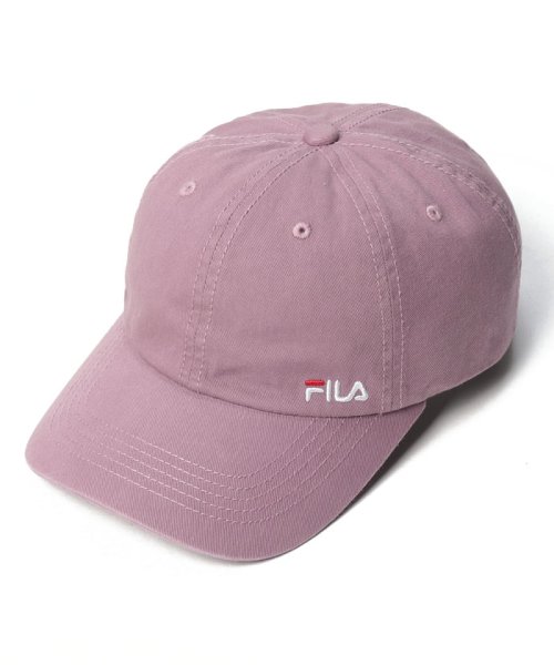 FILA（Hat）(フィラ（ボウシ）)/FLW OC TWILL 6P CAP/パープル