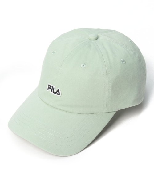 FILA（Hat）(フィラ（ボウシ）)/FLW FELT LOGO 6P CAP/グリーン