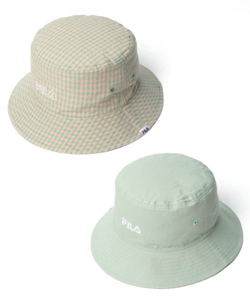 FILA（Hat）(フィラ（ボウシ）)/FLW REV BUCKETHAT/グリーン