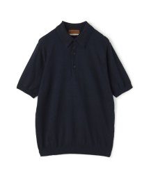 TOMORROWLAND MENS(TOMORROWLAND MENS)/シルクコットン ニットポロシャツ/69ネイビー