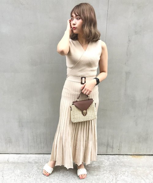 セール カシュークルプリーツワンピース イング Ingni Magaseek