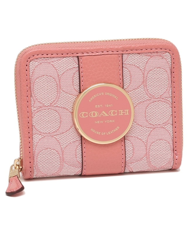 新品☆MICHAEL KORS 折り財布 ピンク シグネチャー 折り財布 新品☆MICHAEL KORS 折り財布 ピンク シグネチャー 折り財布