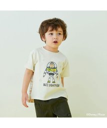 petit main(プティマイン)/【トイストーリー】バズ刺繍半袖Tシャツ/オフホワイト