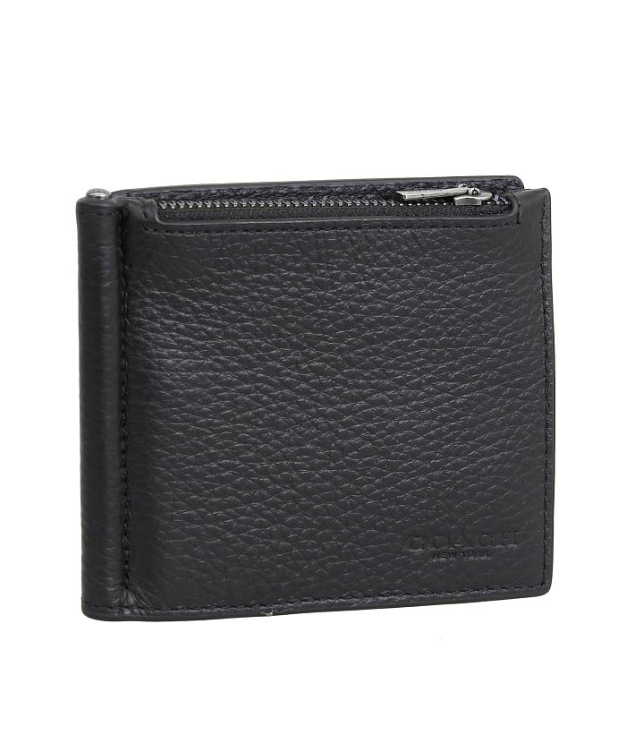 セール】Coach コーチ MONEY CLIP ZIP WALLET マネー クリップ ジップ