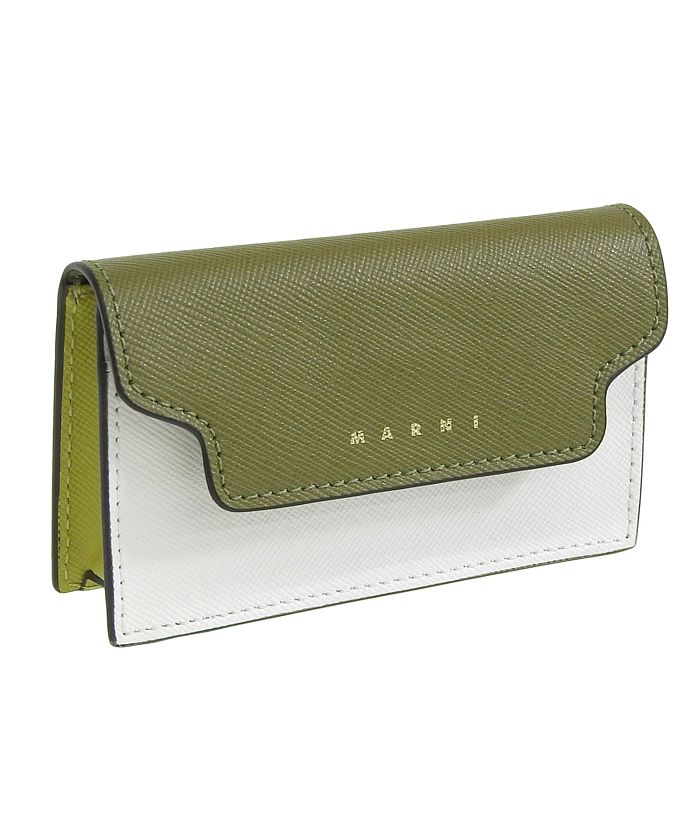 MARNI マルニ BUSINESS CARD CASE SAFFIANO サフィアーノレザー ビジネスカードケース カードケース カード入れ 名刺入れ