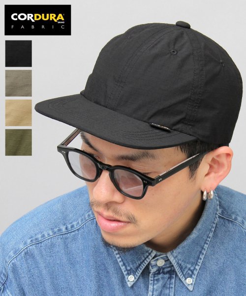 Besiquenti(ベーシックエンチ)/リップストップ コーデュラコットン ジェットキャップ キャンプキャップ 日本製CORDURA  帽子 メンズ カジュアル アウトドア シンプル/ブラック