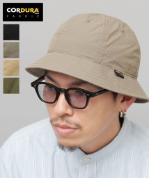 Besiquenti(ベーシックエンチ)/リップストップ コーデュラコットン メトロハット クルーハット バケットハット 日本製CORDURA 帽子 メンズ カジュアル アウトドア シンプル/グレー