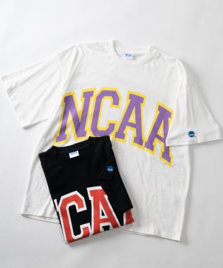 NCAA/【NCAA】　エヌ・シー・エー・エー　ビッグロゴプリント　半袖Tシャツ/アメカジ/スポーツMIX/デカロゴ/バックプリント/オーバーサイズ/ビッグシルエット/504605204