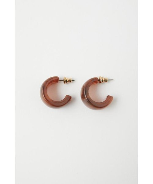 moussy(マウジー)/AMBER LIKE EARRINGS/BRN