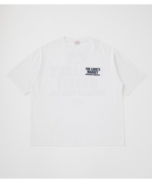 RODEO CROWNS WIDE BOWL(ロデオクラウンズワイドボウル)/LARKS BEAR Tシャツ/WHT