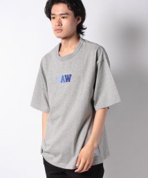 coen(coen)/【coen/コーエン】C.A.W ワッペンTシャツ/MD.GRAY