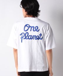 coen(coen)/【coen/コーエン】ロゴバックプリントTシャツ/WHITE