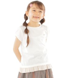 SHIPS KIDS(シップスキッズ)/SHIPS KIDS:ヘムフリル パフスリーブ TEE(100～130cm)/オフホワイト