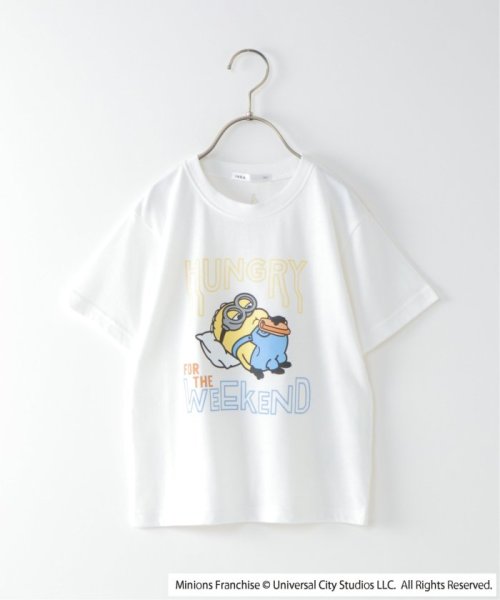 ikka kids(イッカ　キッズ)/【キッズ】ミニオン／HUNGRY プリントTシャツ（100〜140cm）/オフホワイト