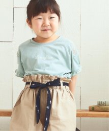 ikka kids(イッカ　キッズ)/【キッズ】シアーアップリケTシャツ（120〜160cm）/グリーン