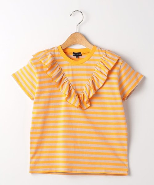 セール カラフルボーダー フリルtシャツ 100cm 130cm グリーンレーベルリラクシング キッズ Green Label Relaxing Kids Magaseek